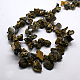 Electroplate Drusy Agate Nuggets Beads Strands G-F092-04-2