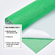 Benecreat 15.7x78.7 (40cmx2m) forro de tela de fieltro autoadhesivo verde para estantería para almohadilla antideslizante de diy y palo de tela para joyero DIY-WH0146-04J-4