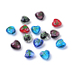 Valentine Gifts for Her Ideas Handmade Silver Foil Lampwork Beads X-FOIL-LHH022-M-1