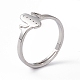 201 регулируемое кольцо в виде кактуса из нержавеющей стали для женщин RJEW-K238-03P-3
