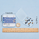 Perles de zircone cubique en laiton micro pavé sunnyclue ZIRC-SC0001-05-7