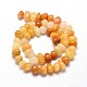 Natural Topaz Jade Gemstone Nuggets Bead Strands X-G-J337-30-2