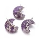 Natural Amethyst Tree of Life Wire Wrapped Pendants G-L520-E02-P-1