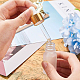 Benecreat 16 paquete botella de vidrio esmerilado de 10 ml con cuentagotas de vidrio MRMJ-BC0001-79-3