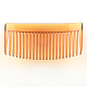 Hair Accessories Plastic Hair Comb Findings OHAR-S185-04-2