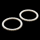 Breloques de connecteur d'imitation de perle d'abs OACR-K001-30A-3