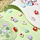 100pcs perles acryliques opaques&nbsp;SACR-CJ0001-25-5