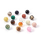 Yilisi 270pcs 18 couleurs perles de pierres précieuses naturelles et synthétiques G-YS0001-09-2