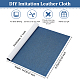 OLYCRAFT 39.4x16.9 Inch Royal Blue Imitation Leather Book Binding Cloth Bookcover Suede Fabric with Paper Backed Book Cloth Close-Weave Book Cloth for Book Binding Velvet Box Making DIY Crafts DIY-OC0010-65F-2