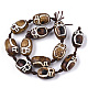Tibetischen Stil dzi Perlen Stränge TDZI-R001-03A-2