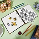 CRASPIRE Honey Bee Clear Rubber Stamps Honeycomb Bumblebee Vintage Flowers Transparent Silicone Stamp Seals for Journaling Card Making Notebook Decor DIY Scrapbooking Handmade Photo Album DIY-WH0439-0129-5