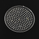 Plaques en plastique abc ronds plats utilisés pour les perles à repasser 5x5mm diy X-DIY-Q009-13-2
