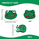 Benecreat 6 Stück in Form eines handgeflochtenen Froschkopfes DIY-BC0006-65-2