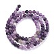 Natural Lepidolite/Purple Mica Stone Beads Strands X-G-K415-4mm-3