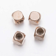 Revestimiento iónico (ip) 304 perlas de acero inoxidable STAS-F136-01RG-3x3mm-1