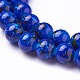 Cuisson opaque de perles de verre peintes GLAA-L024-D-40-2