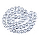 Chapelets de perles en verre électroplaqué EGLA-Q084-14mm-11-3