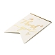 100 Uds. Etiquetas de regalo de papel de agradecimiento con estampado en caliente CDIS-A007-01A-3
