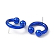 Ring Acrylic Stud Earrings EJEW-P251-28-3