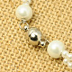 Glass Pearl Bracelets BJEW-PJB109-3