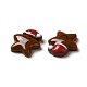 Weihnachtliche Cabochons aus undurchsichtigem Harz RESI-K019-36-3