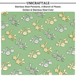 40 шт. 4 стиля подвески из нержавеющей стали 304&nbsp;STAS-UN0033-81