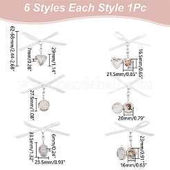 Подвески-медальоны в виде фоторамки из нержавеющей стали 316&nbsp;PALLOY-WR00001