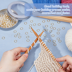 100 шт. латунный маркер для фиксации стежков&nbsp;FIND-HS0002-20G