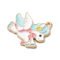 Подвески из эмали и сплава&nbsp;ENAM-E064-05B-02G