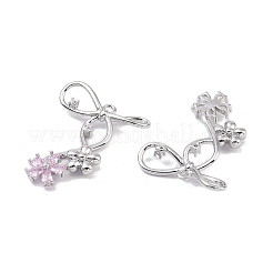 Латунные микро проложить кубического циркония подвески&nbsp;KK-K351-30P