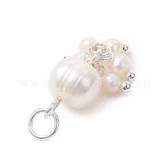 Подвески из натурального культивированного пресноводного жемчуга картофельного цвета&nbsp;PALLOY-JF04749-02