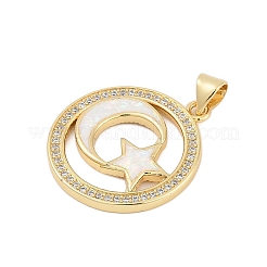 Латунные микро проложить кубического циркония подвески&nbsp;KK-I723-45G