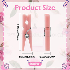 100 шт. зажимы для фотобумаги своими руками из дерева&nbsp;AJEW-SP0003-42A