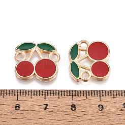 Подвески-коннекторы с фруктами из сплава эмали&nbsp;PALLOY-N181-08B-KCG