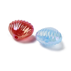 Светящиеся УФ-покрытие радужные переливающиеся акриловые бусины&nbsp;OACR-O008-08