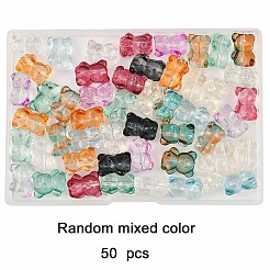 50 шт. Прозрачные стеклянные бусины&nbsp;GLAA-FP0001-33