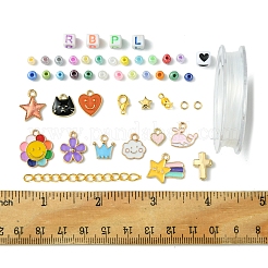 Наборы для изготовления браслетов из стеклянного бисера своими руками&nbsp;DIY-FS0007-18