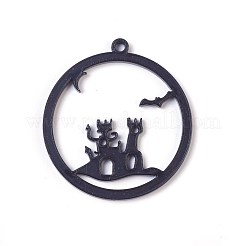 Акриловые подвески с открытой спинкой&nbsp;X-KY-WH0019-12