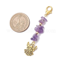 4 шт. подвеска в виде ангела из сплава в тибетском стиле&nbsp;HJEW-JM03838