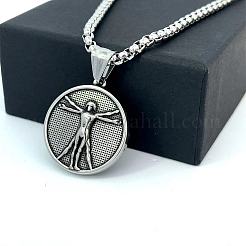 Ожерелье с подвеской из нержавеющей стали 304&nbsp;CI8024