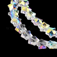 Гальванизируйте прозрачное стекло бисер нитей&nbsp;EGLA-U004-03A-AB01