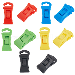 25шт. 5-х цветные пластиковые ветрозащитные клипсы&nbsp;AJEW-CN0004-85