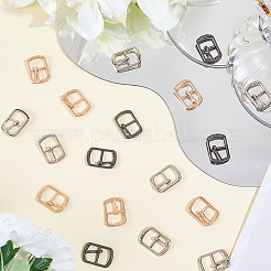 21 шт. 3-х цветные пряжки из цинкового сплава&nbsp;AJEW-CL0002-02