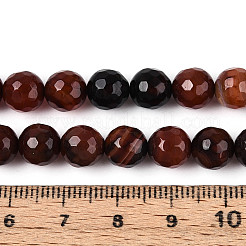 Нити бусин из натурального агата (окрашенного и нагретого)&nbsp;G-T139-8mm-88D