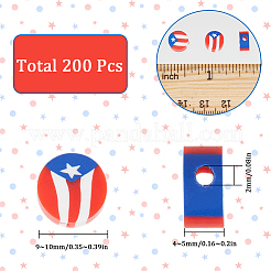 200шт бусины из полимерной глины ручной работы&nbsp;CLAY-SC0001-77