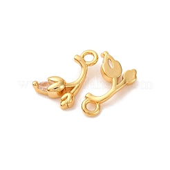 Латунные микро проложить кубического циркония подвески&nbsp;KK-K382-42G