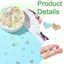 200шт градиент цвета радуги переливающееся покрытие прозрачная смола декоден кабошоны&nbsp;RESI-CJ0004-30