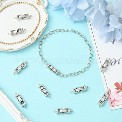 10 шт. латунные застежки-скобы с покрытием стойки&nbsp;KK-SC0006-67P