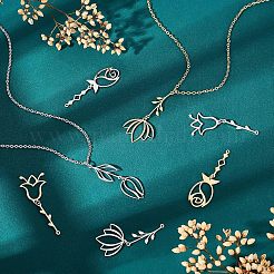 8 шт. 8 подвески из нержавеющей стали 201&nbsp;STAS-UN0033-37