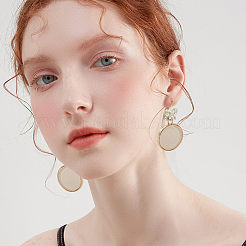 20 шт. латунные крючки для сережек из прозрачного кубического циркония&nbsp;ZIRC-BBC0002-59G